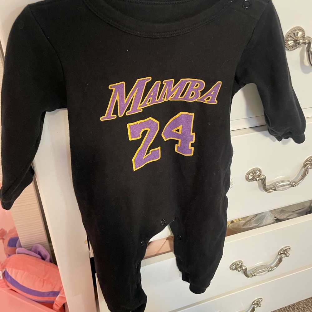 Kobe fans!!! Black Mamba 24 Baby Onesie size 12 months